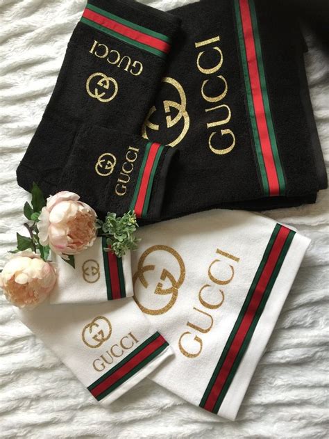 cheap gucci bath towels|gucci decor temporary.